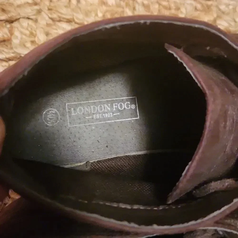 London Fog Seude Leather Chukka Boots 10.5